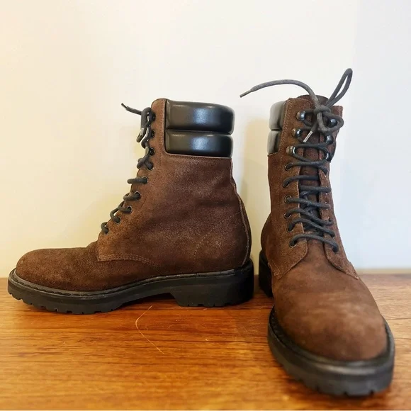 YVES SAINT LAURENT COMMANDO BOOT - Picture 6 of 14